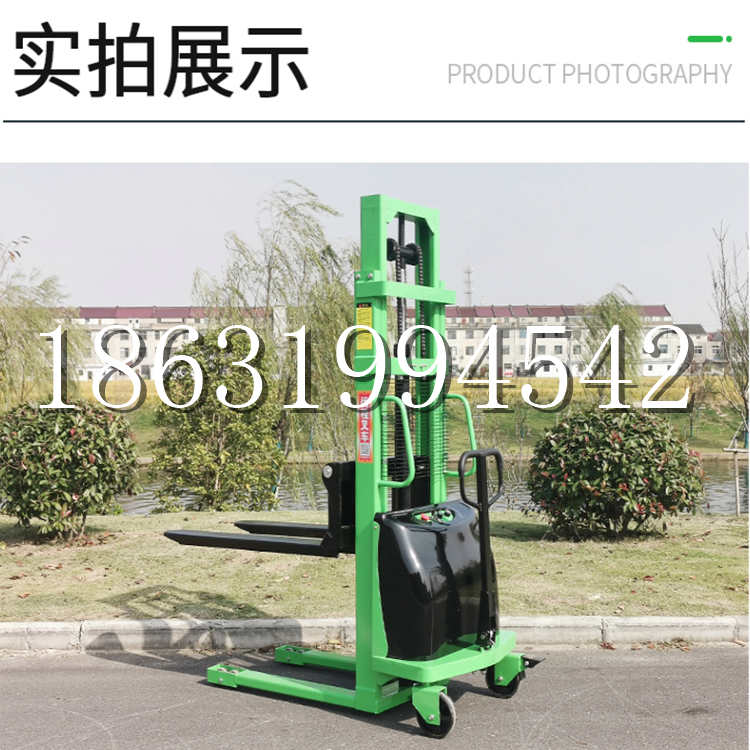 开阳县电动叉车堆高车液压铲车电瓶1吨2吨站驾步行式小型全自动叉车